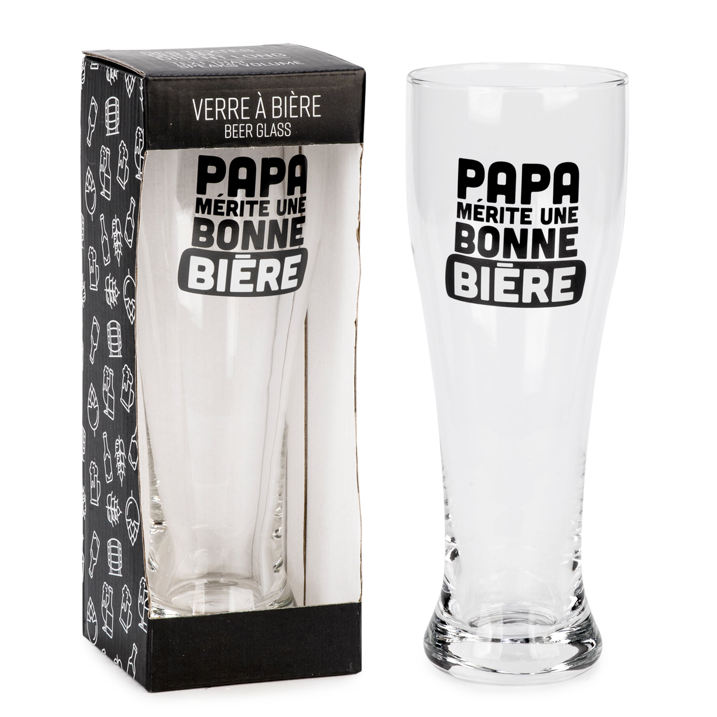 Verre à bière - Papa mérite une bonne bière