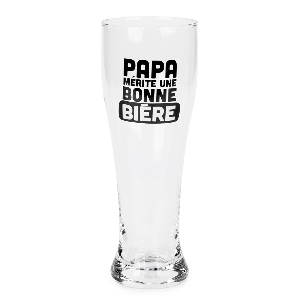 Verre à bière - Papa mérite une bonne bière