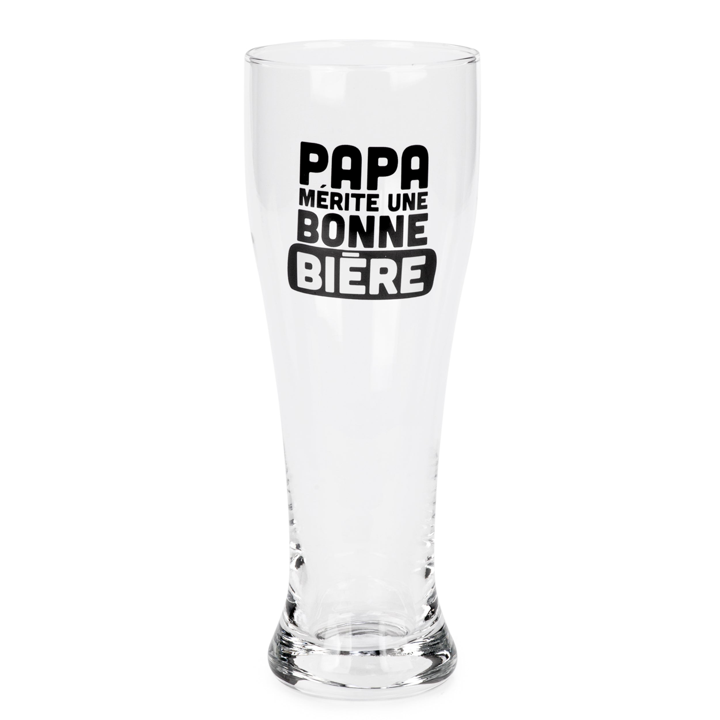 Verre à bière - Papa mérite une bonne bière