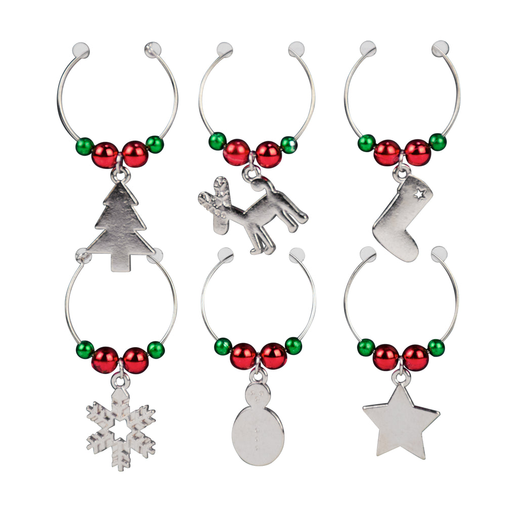 Marques-verre de Noël (set de 6)