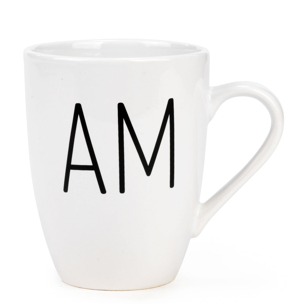 Ens. tasse & verre ''AM / PM''