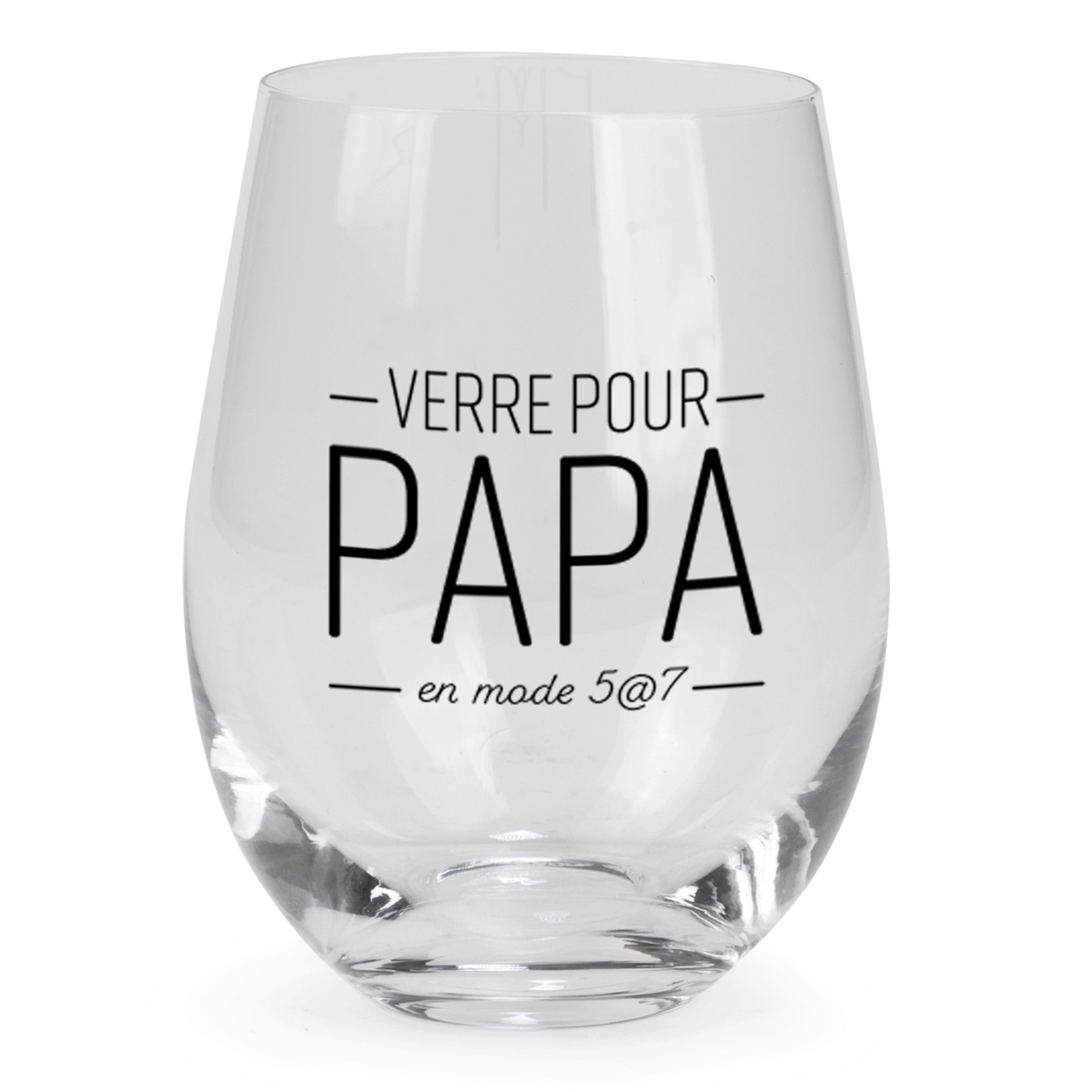 Ens. tasse & verre à vin ''papa''