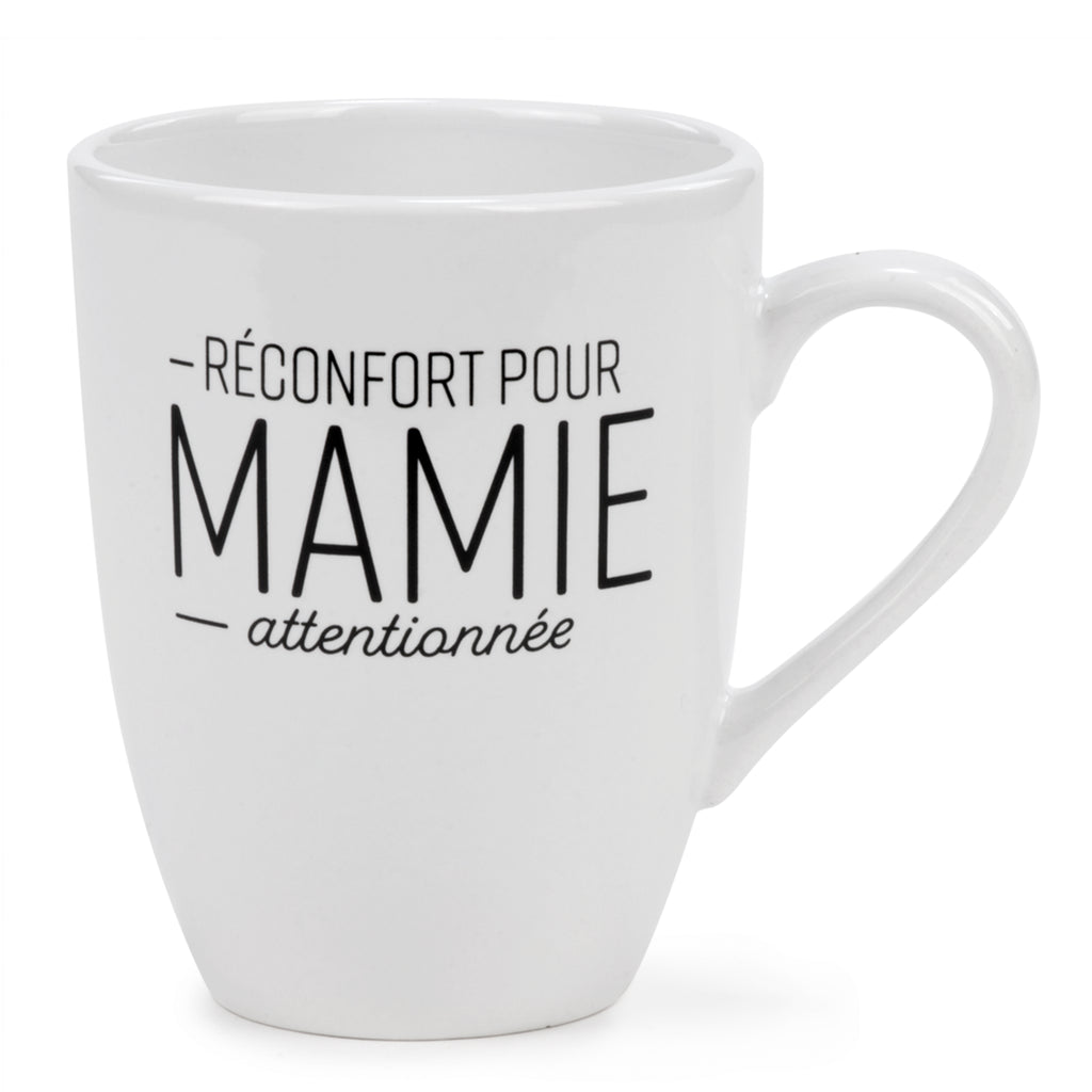 Ens. tasse & verre à vin ''mamie''
