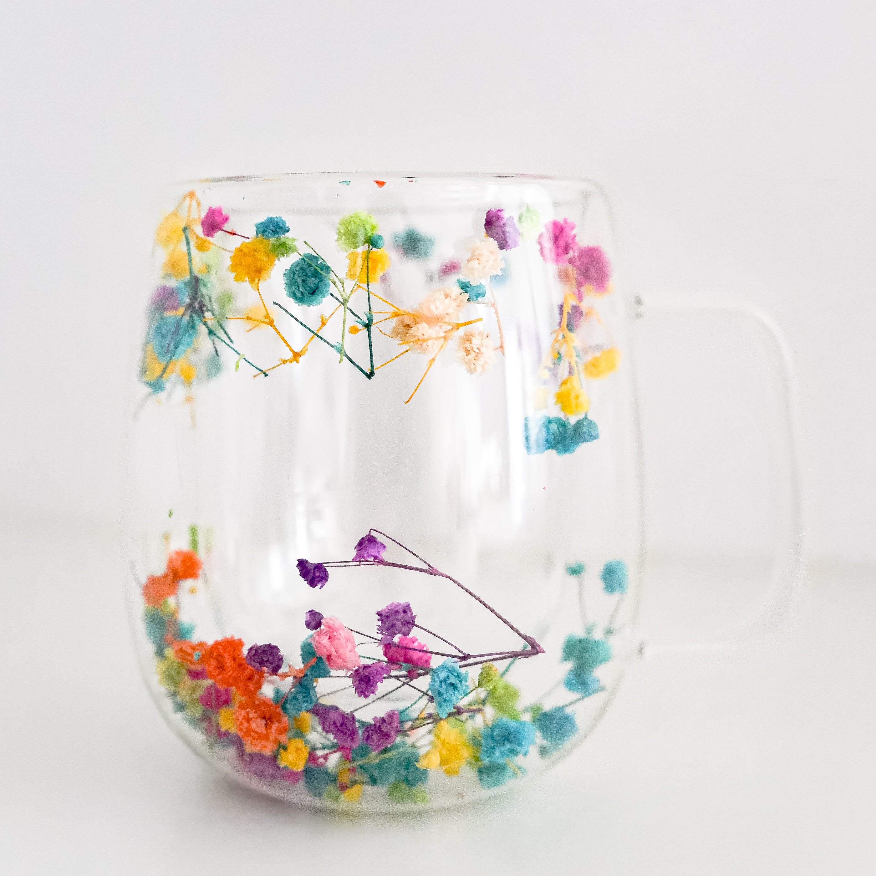 Tasse double paroi - Fleuri