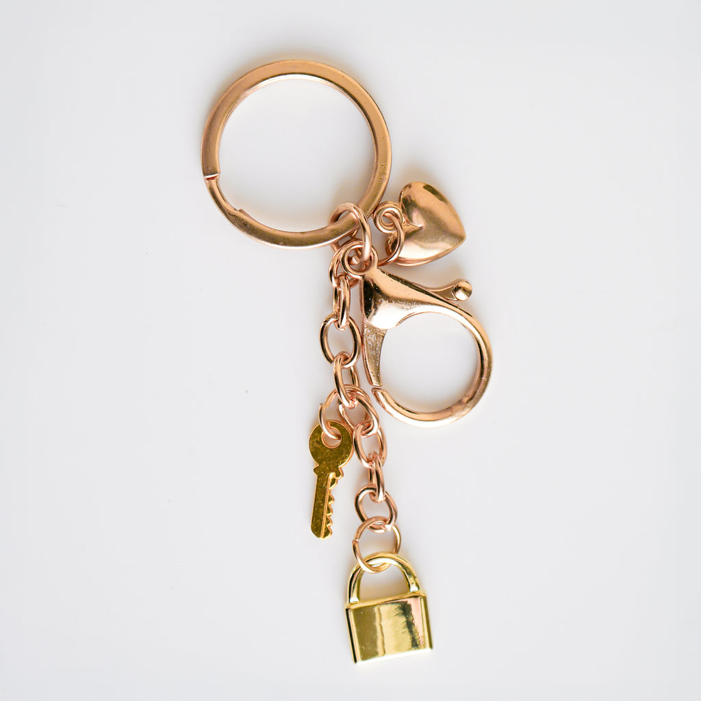 Porte-clé dorés - Cadenas