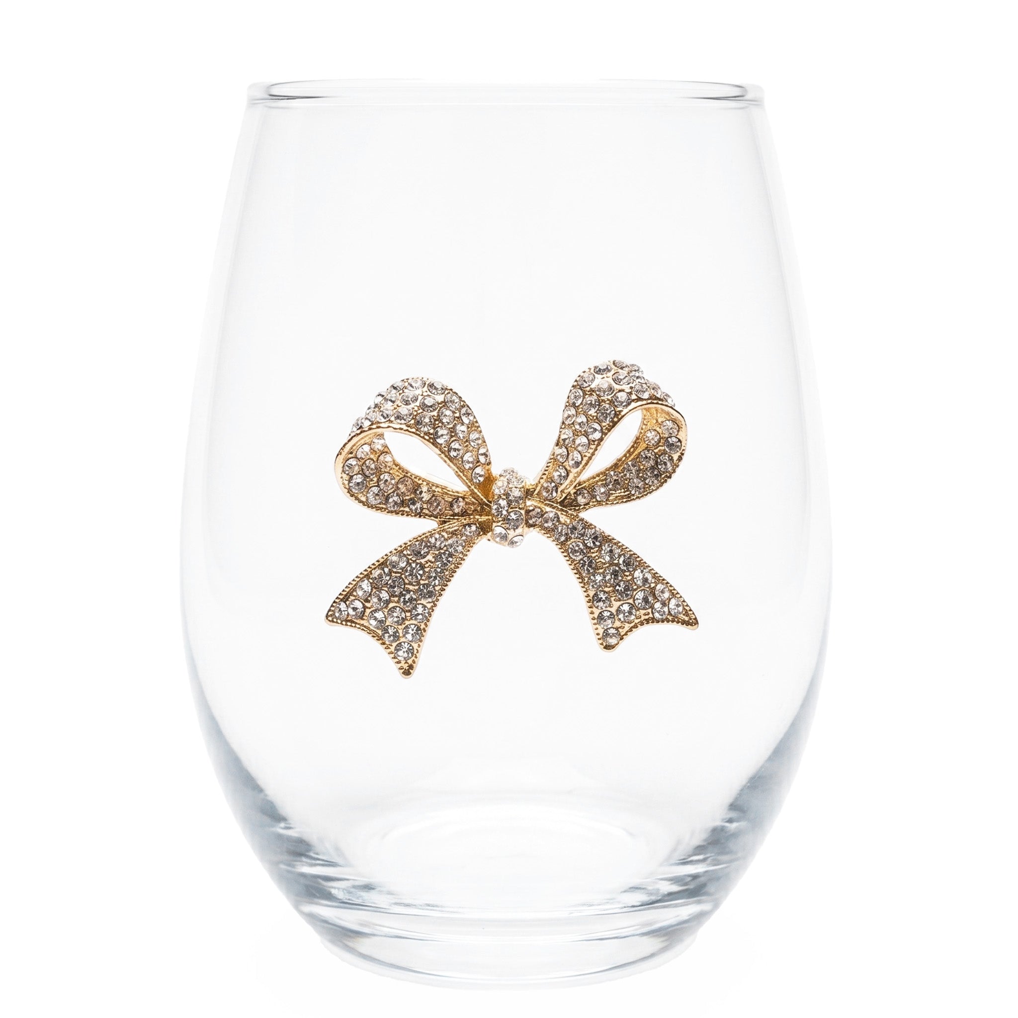 Verre à vin - Boucle doré
