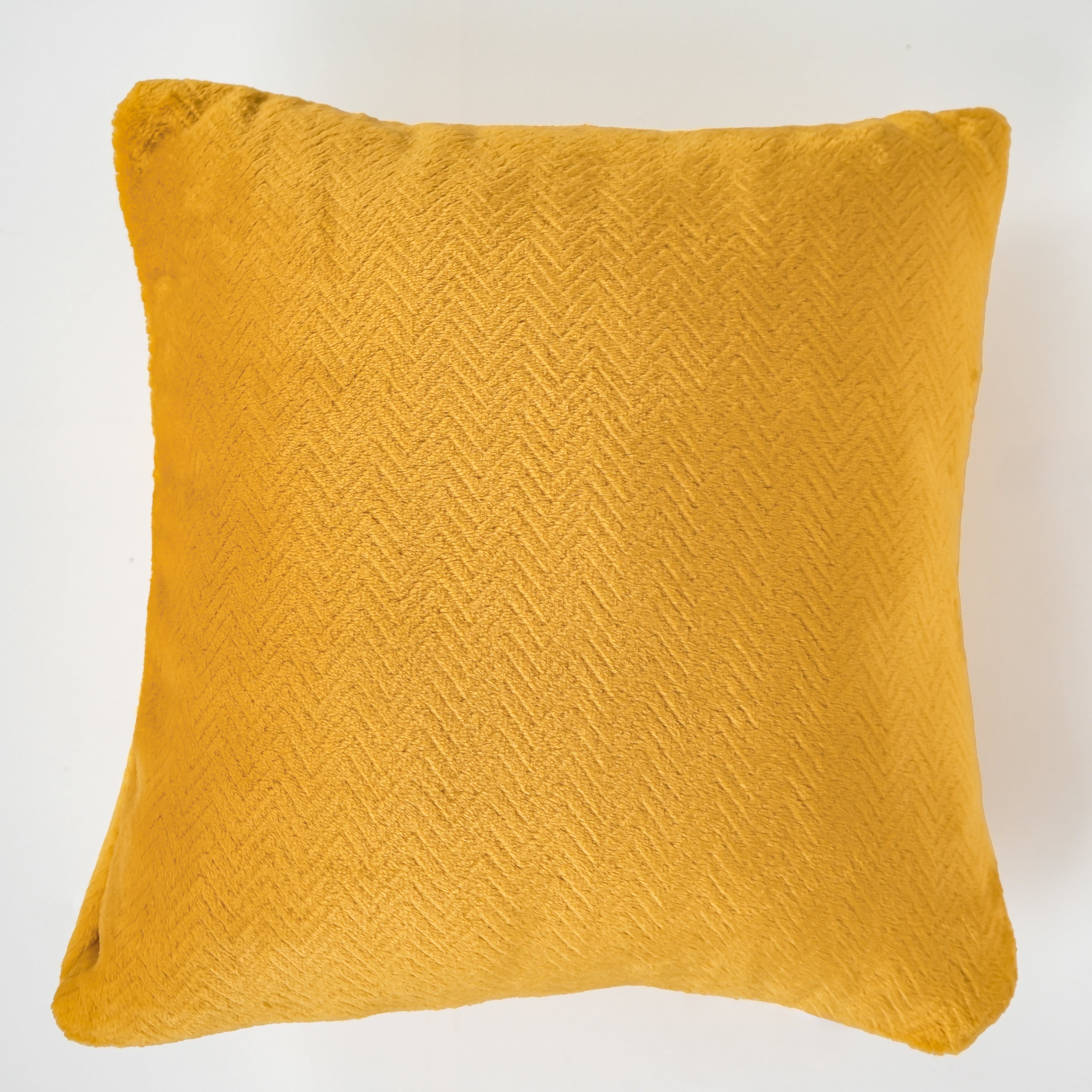 Coussin en microflanelle - Jaune