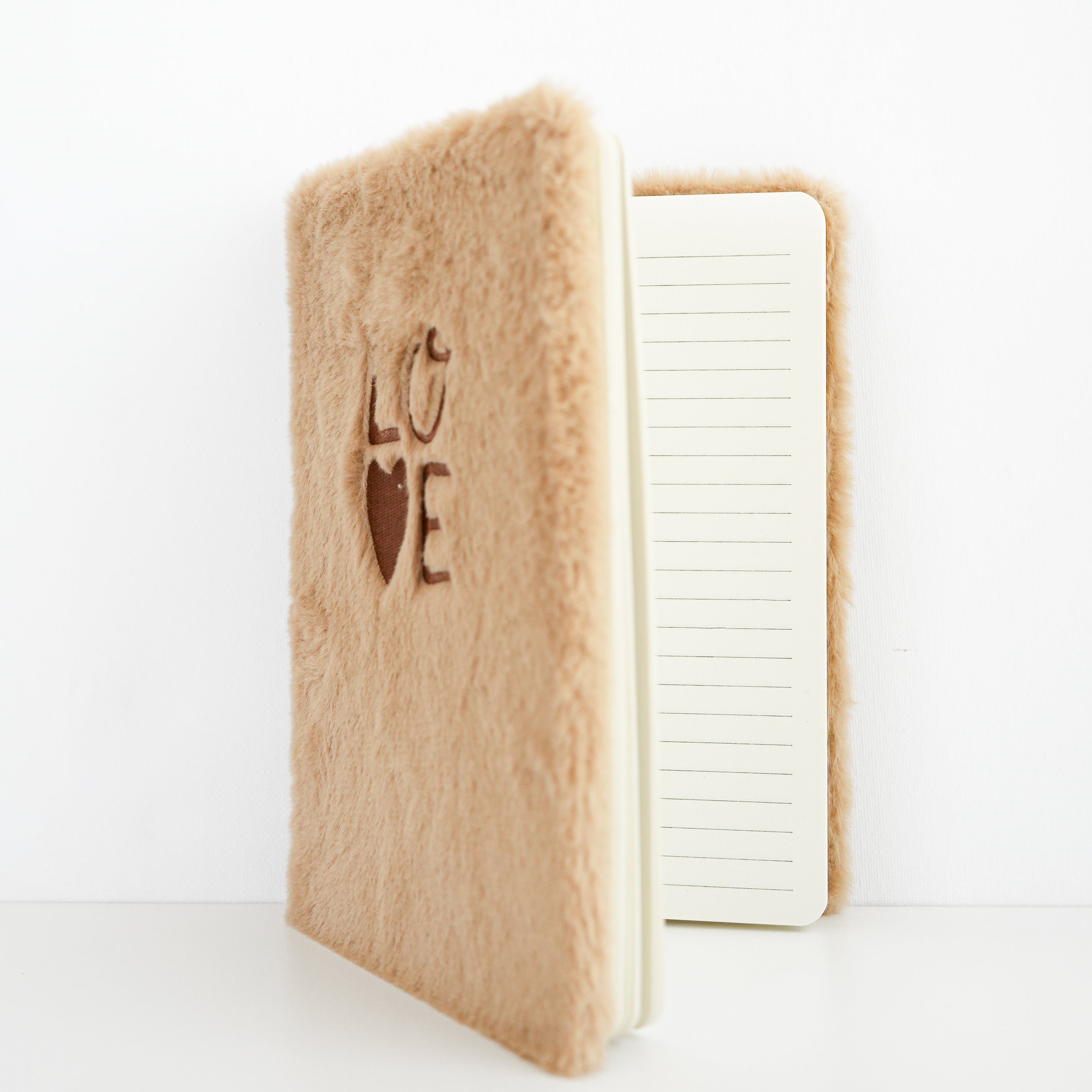 Cahier de note en fourrure - Love