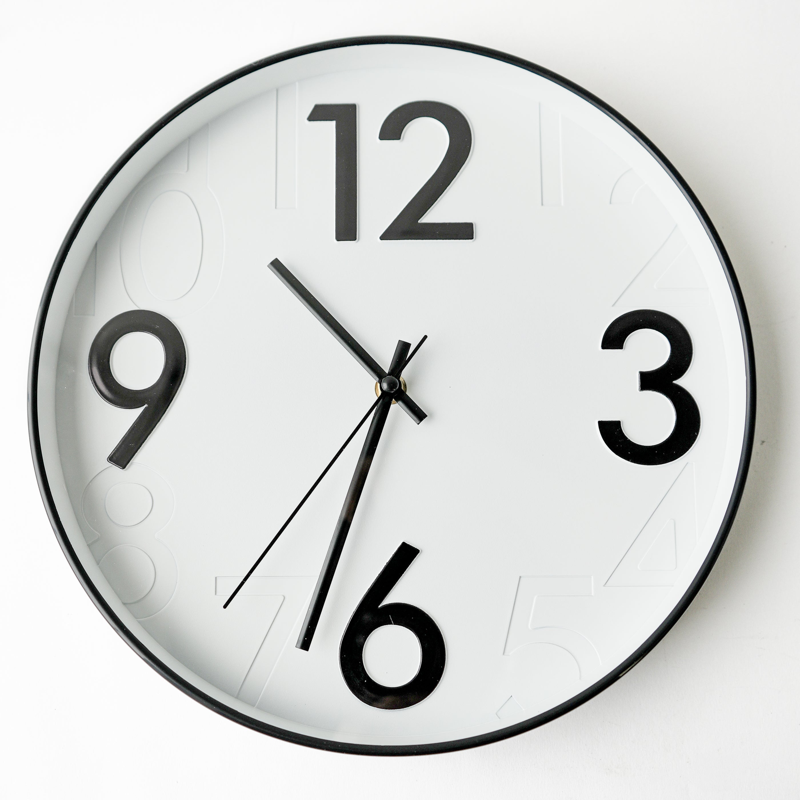 Horloge murale - Noir & Blanc