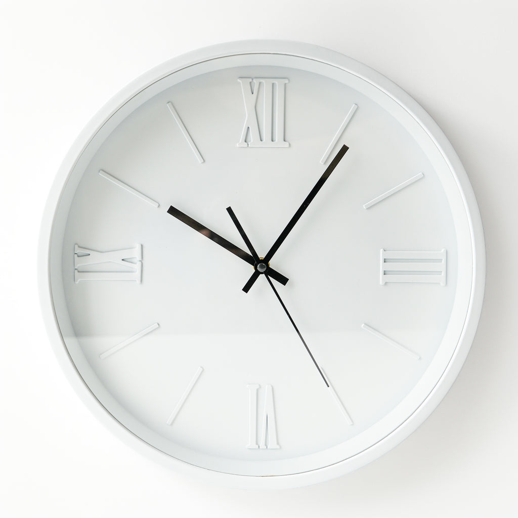 Horloge murale - Blanc