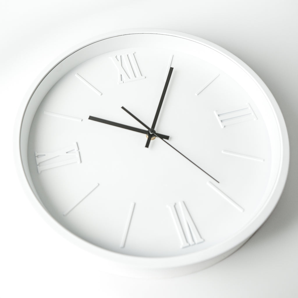 Horloge murale - Blanc