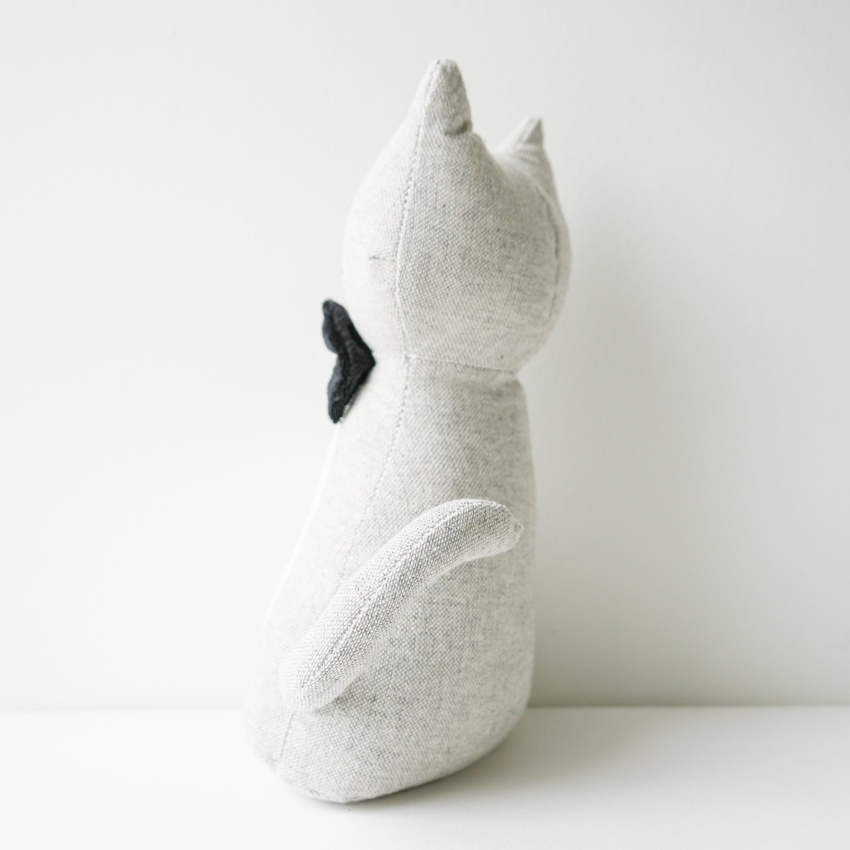 Butoir de porte - Chat gris