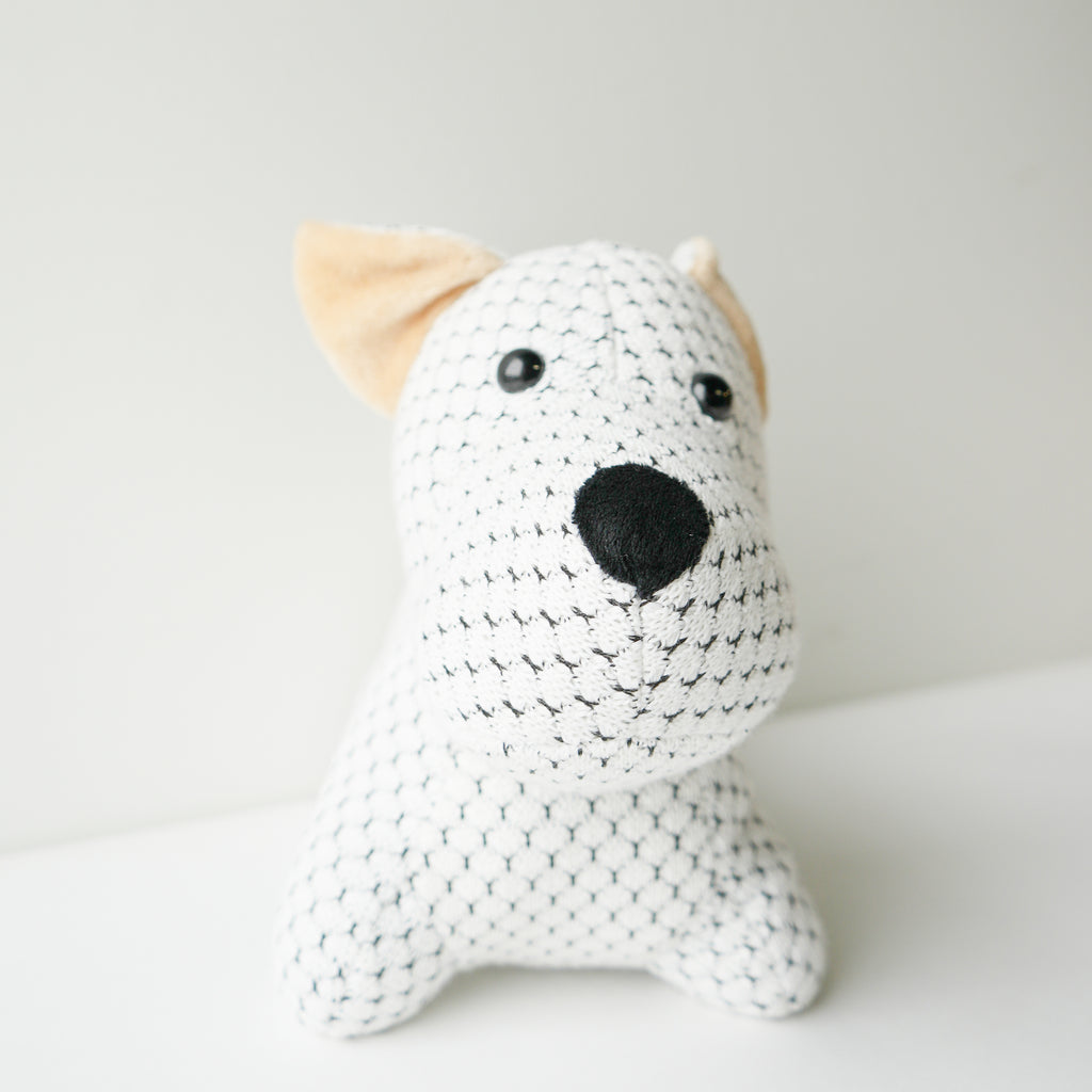 Butoir de porte - Chien blanc