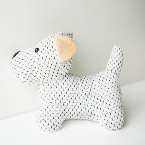 Butoir de porte - Chien blanc
