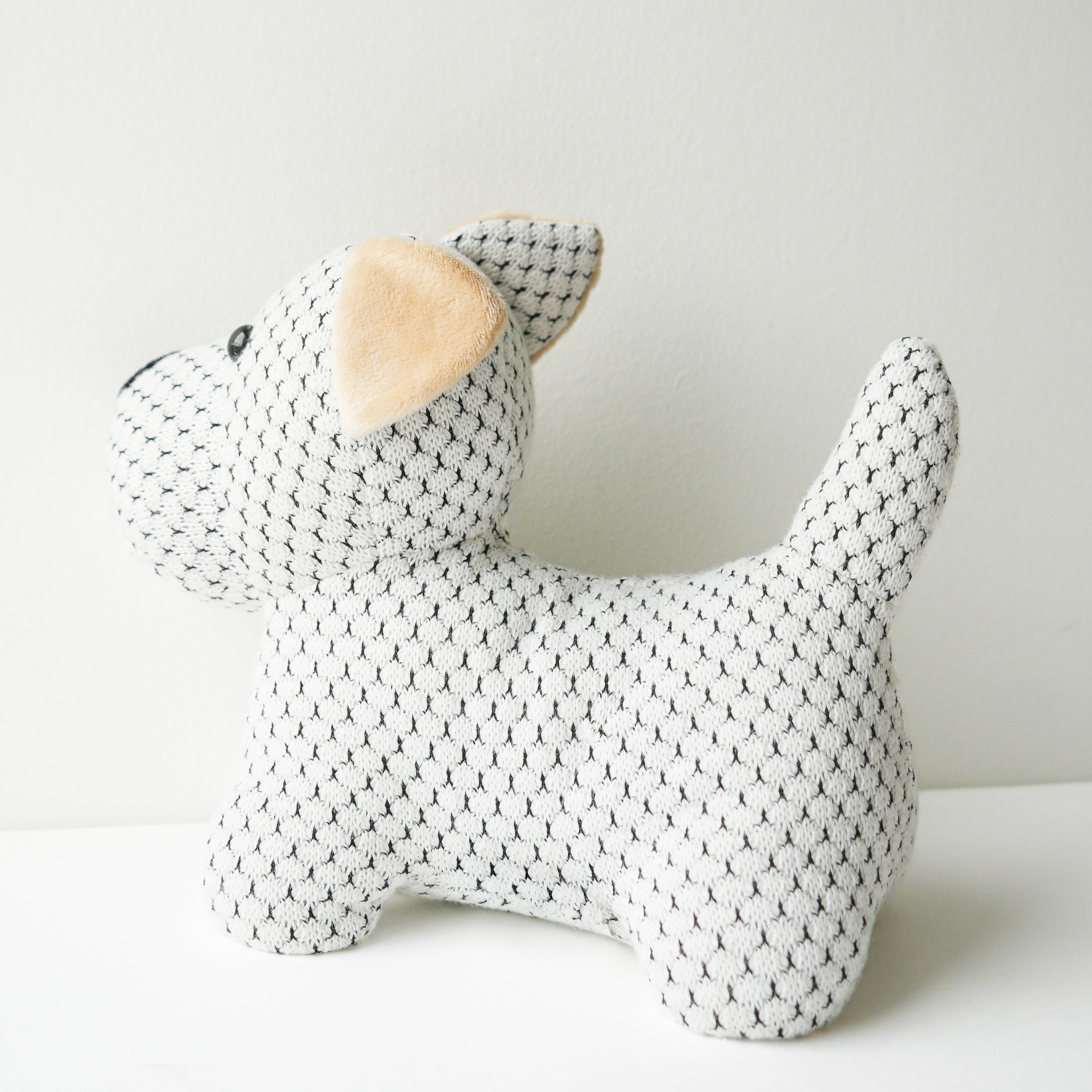 Butoir de porte - Chien blanc