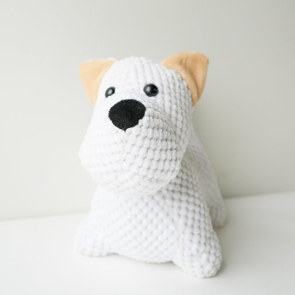 Butoir de porte - Chien blanc