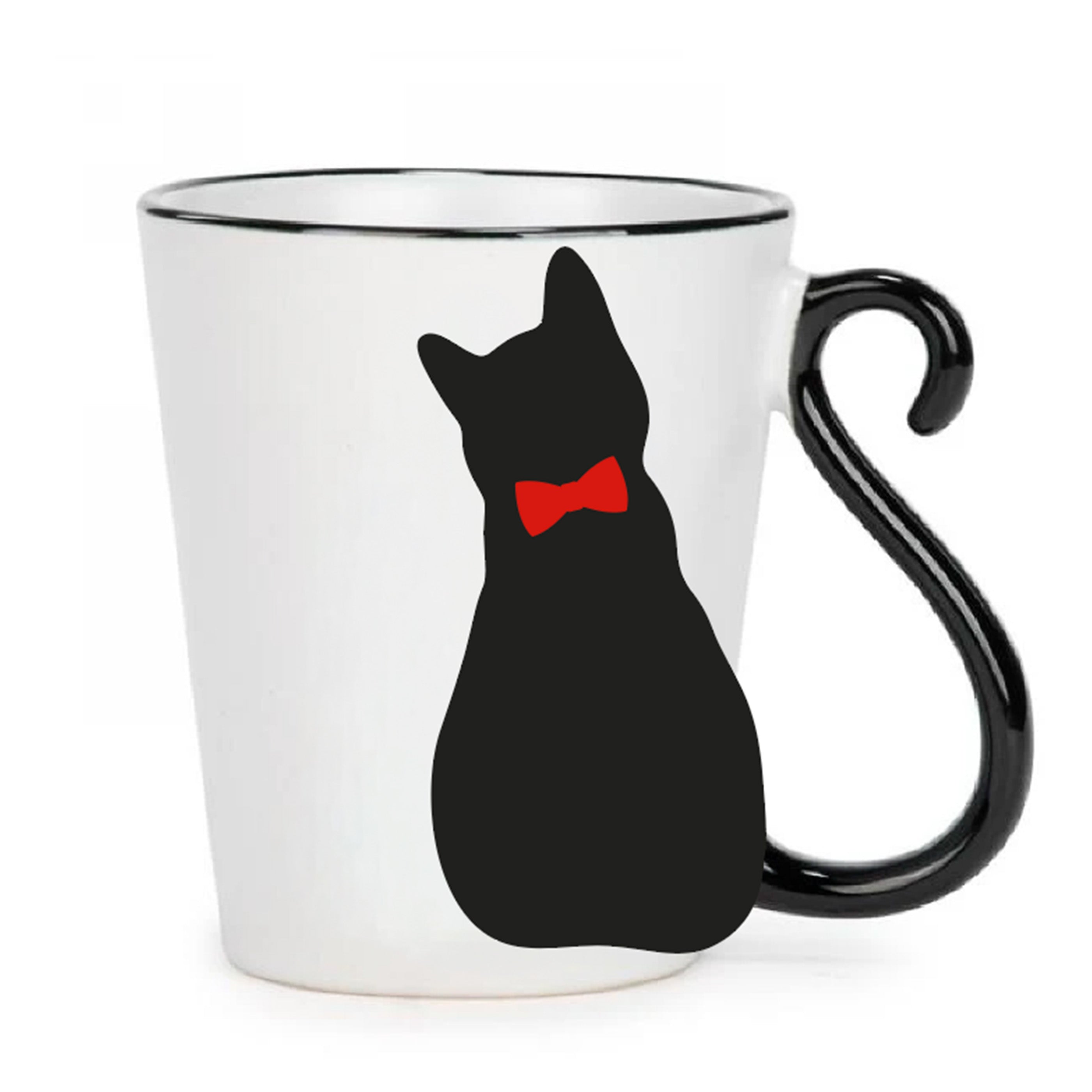 Tasse - chat avec queue