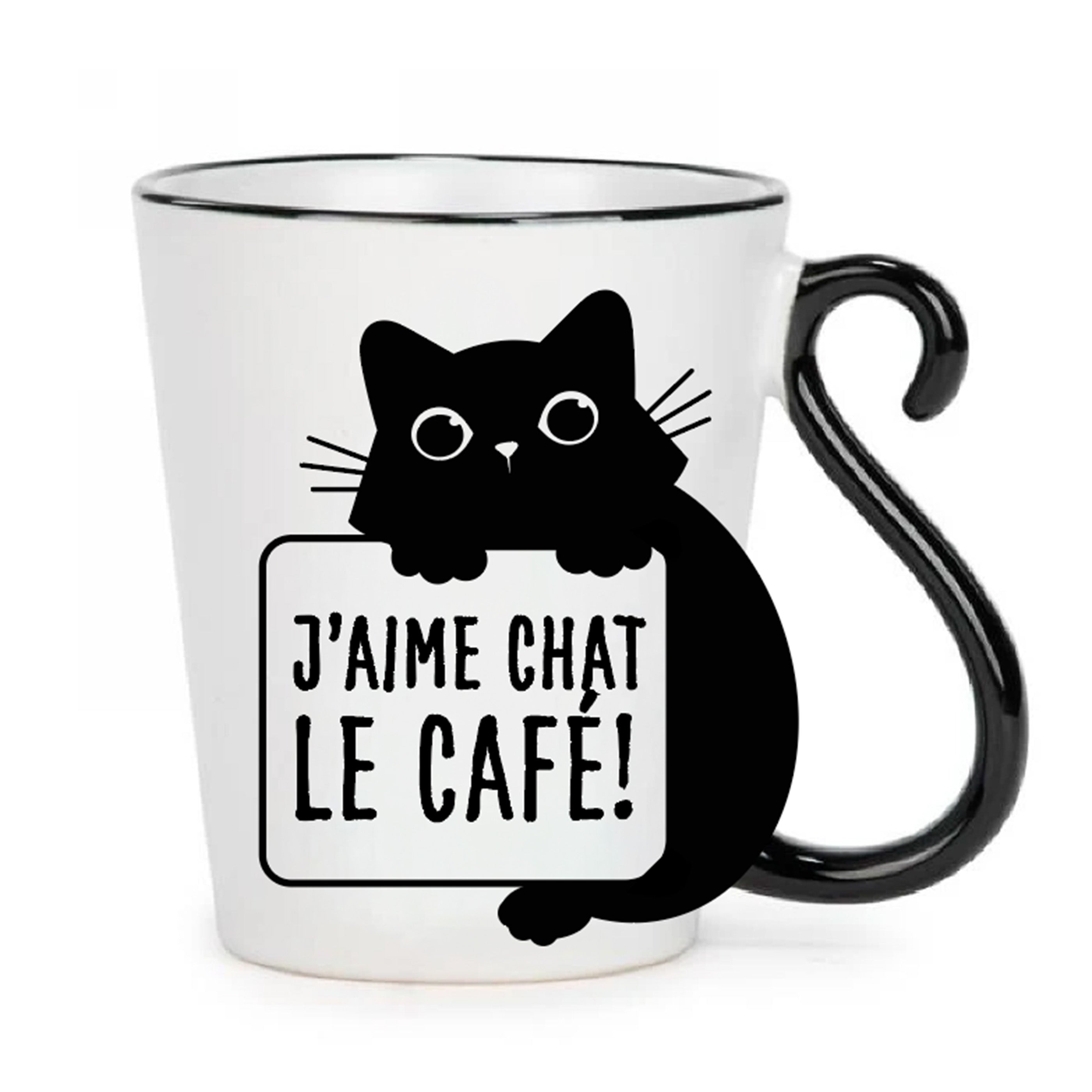 Tasse - J'aime chat le café!