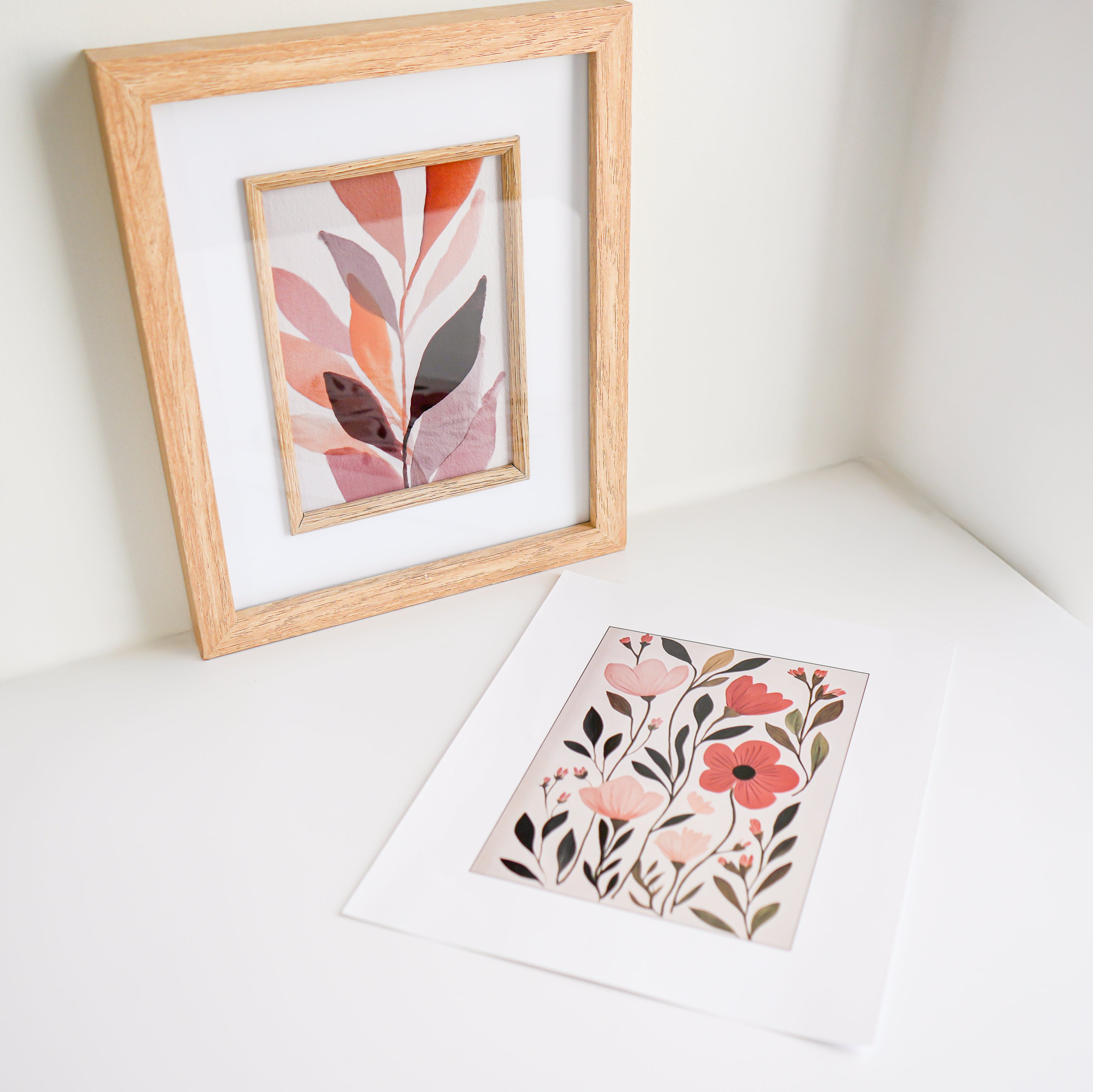 Cadre naturel texturé 5x7 - 2 images