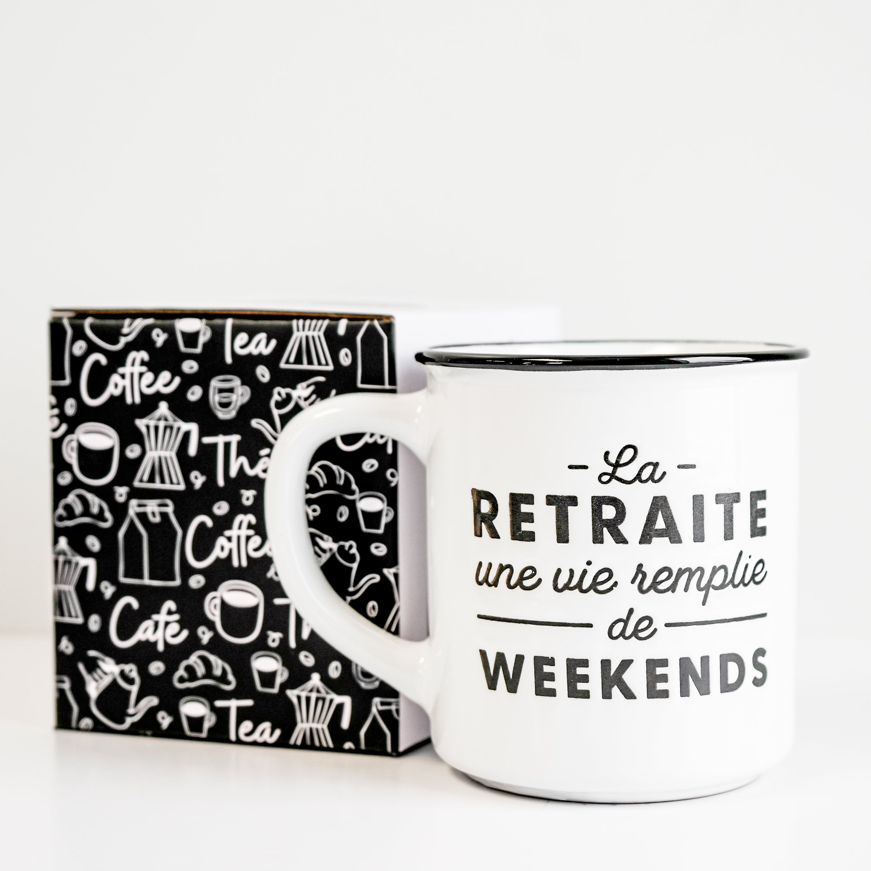 Tasse - ''Retraite une vie remplie de weekends''
