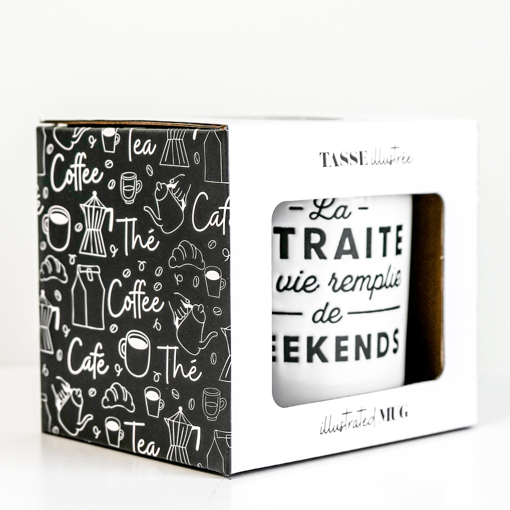 Tasse - ''Retraite une vie remplie de weekends''