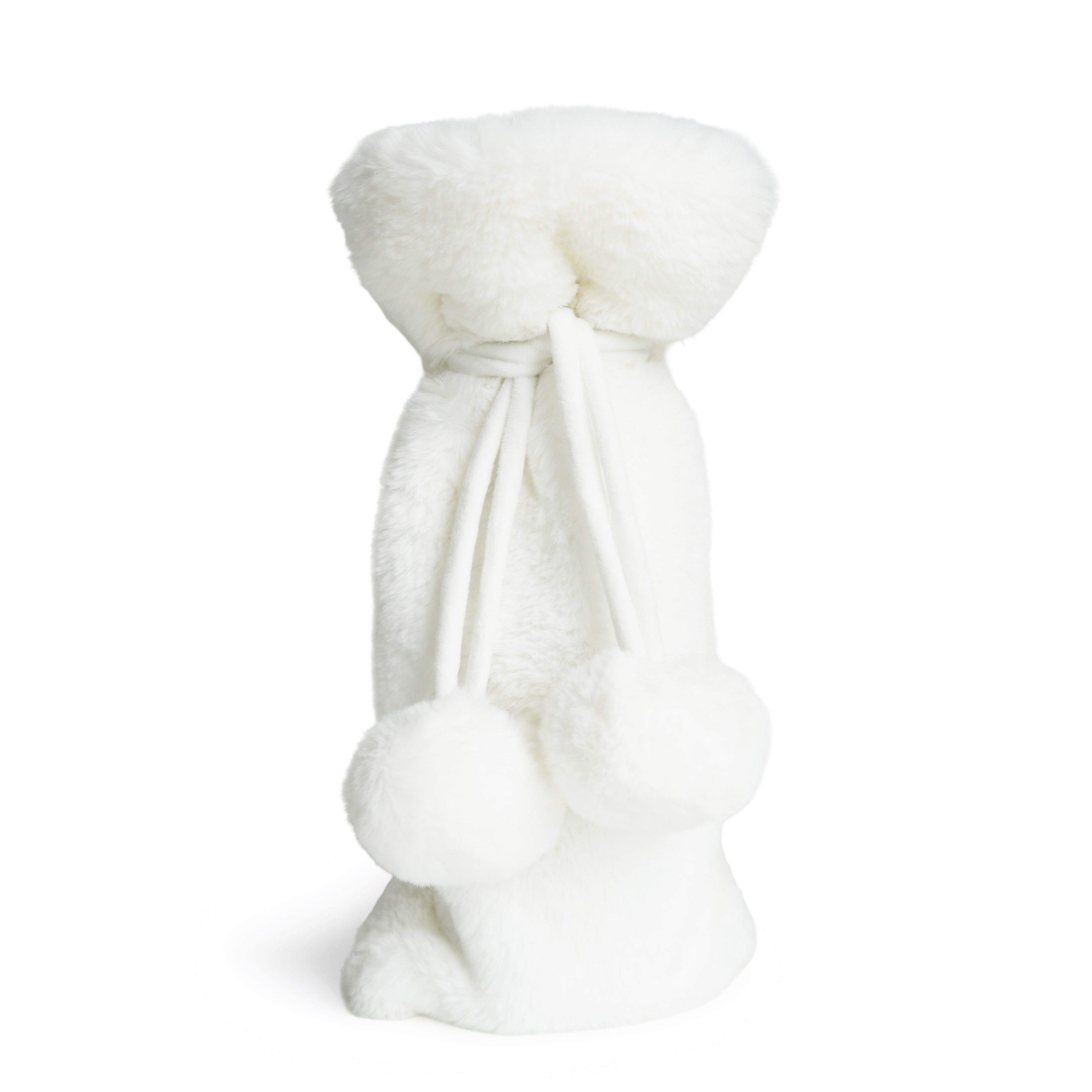 Sac à bouteille en fourrure de lapin - Blanc