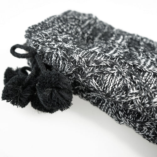 Bas noir avec brillant