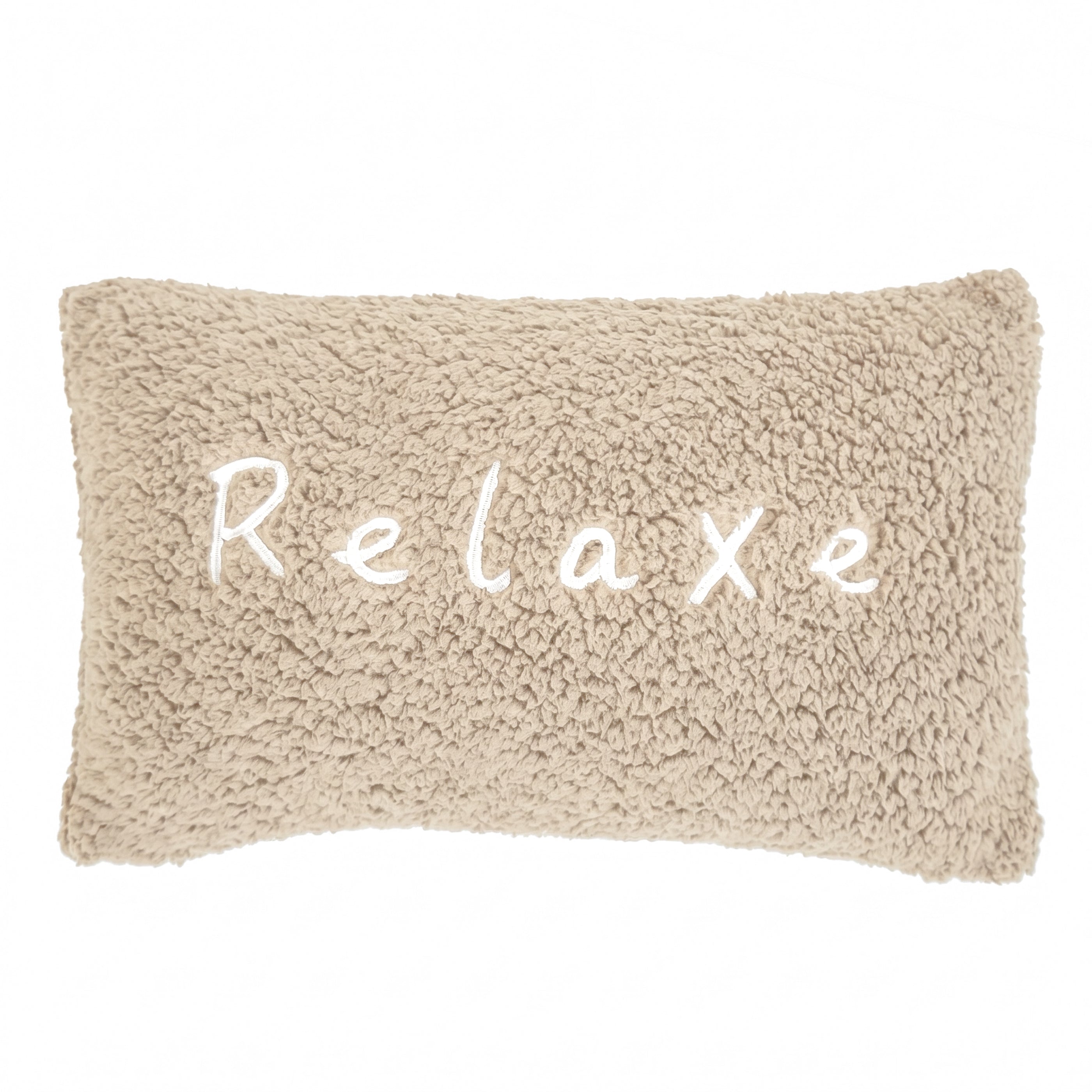 Coussin rectangle en sherpa - Relaxe