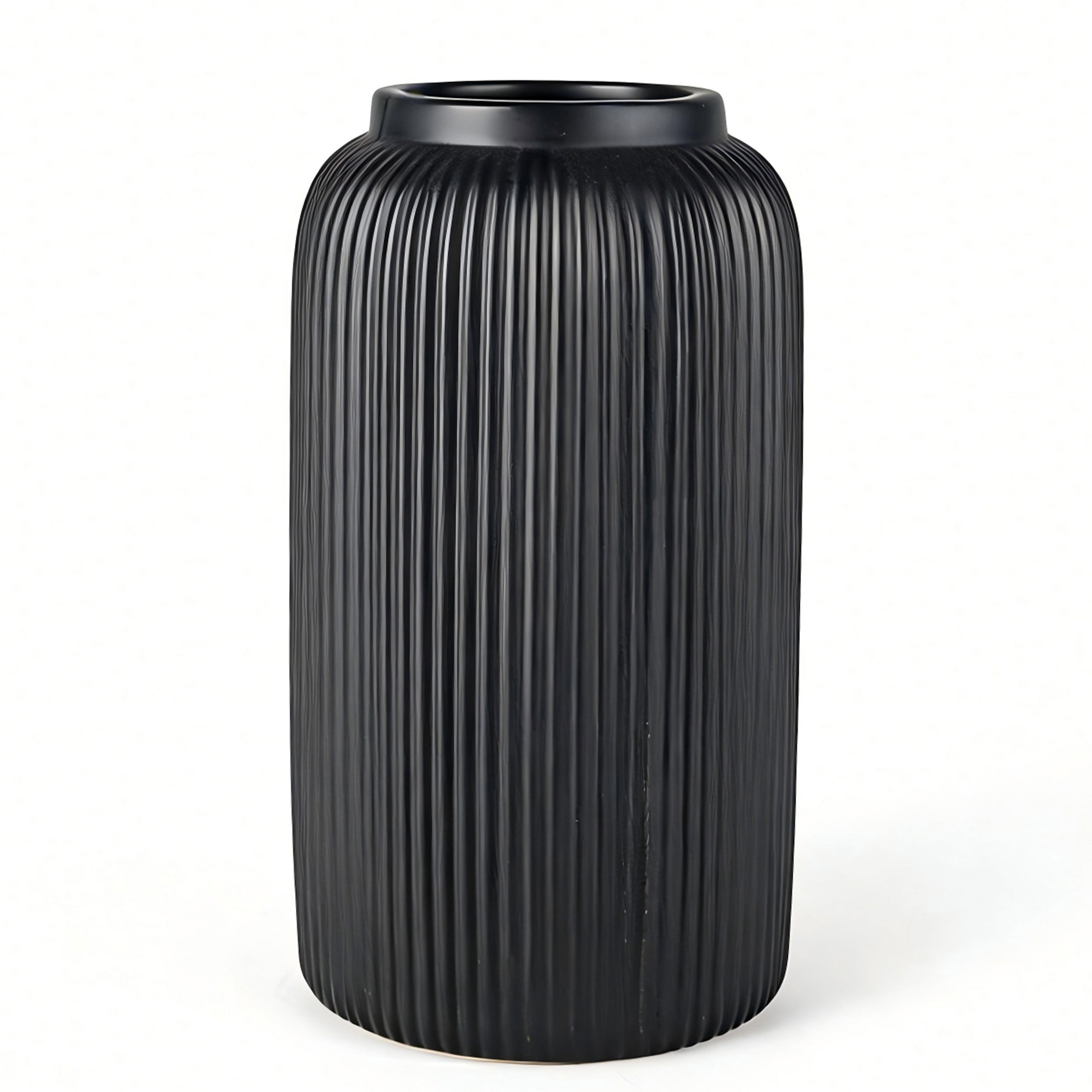 Vase Ripple grand - Noir