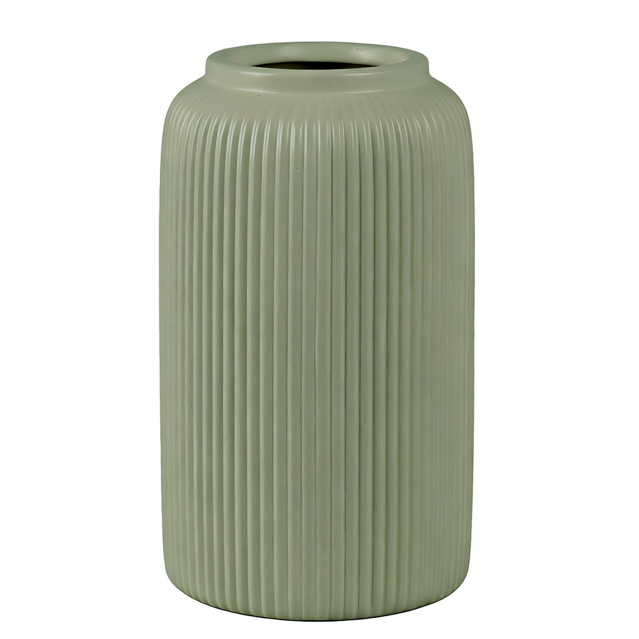 Vase Ripple grand - Olive