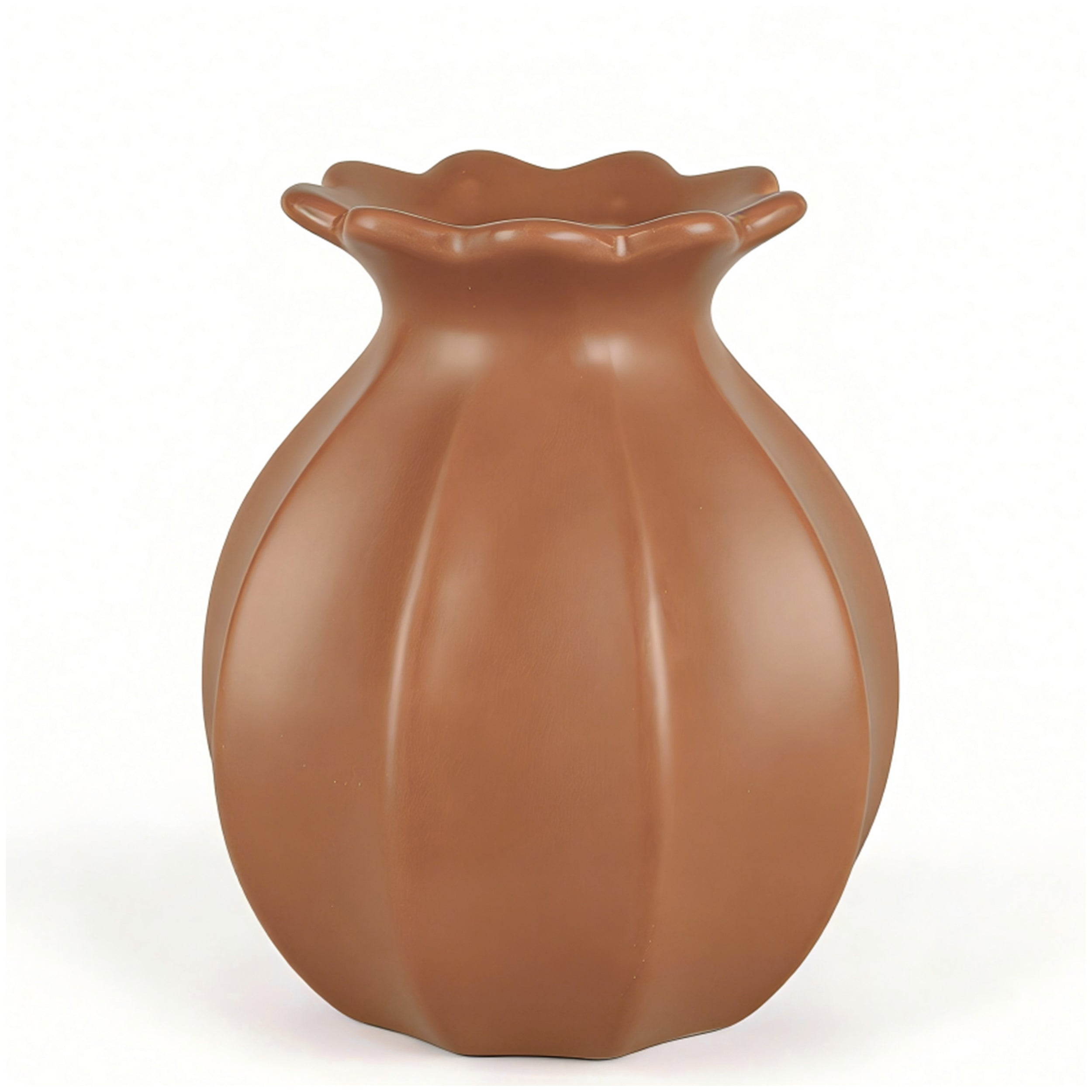 Vase Flora - Orange brûlé