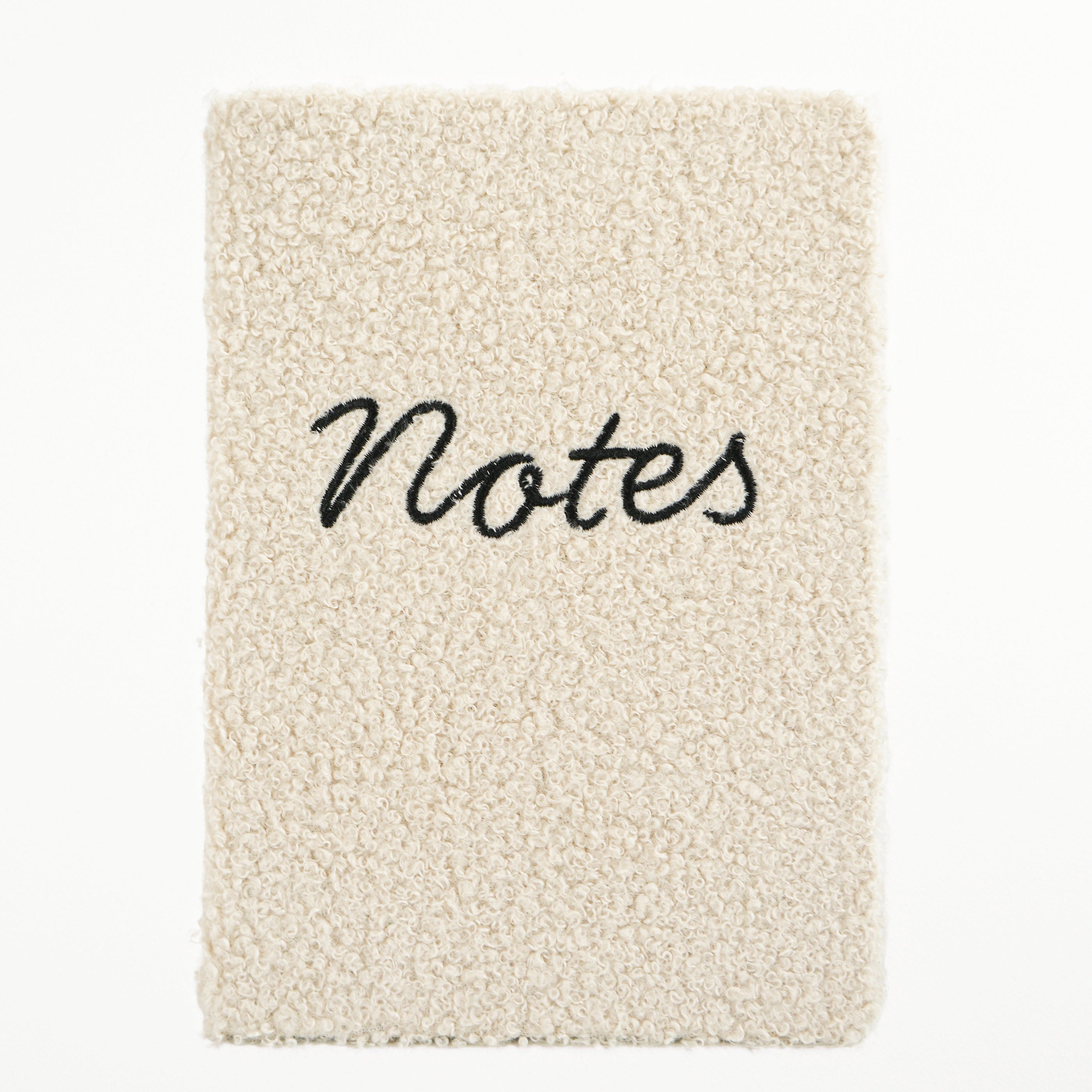 Cahier de note en laine bouclé  - Notes