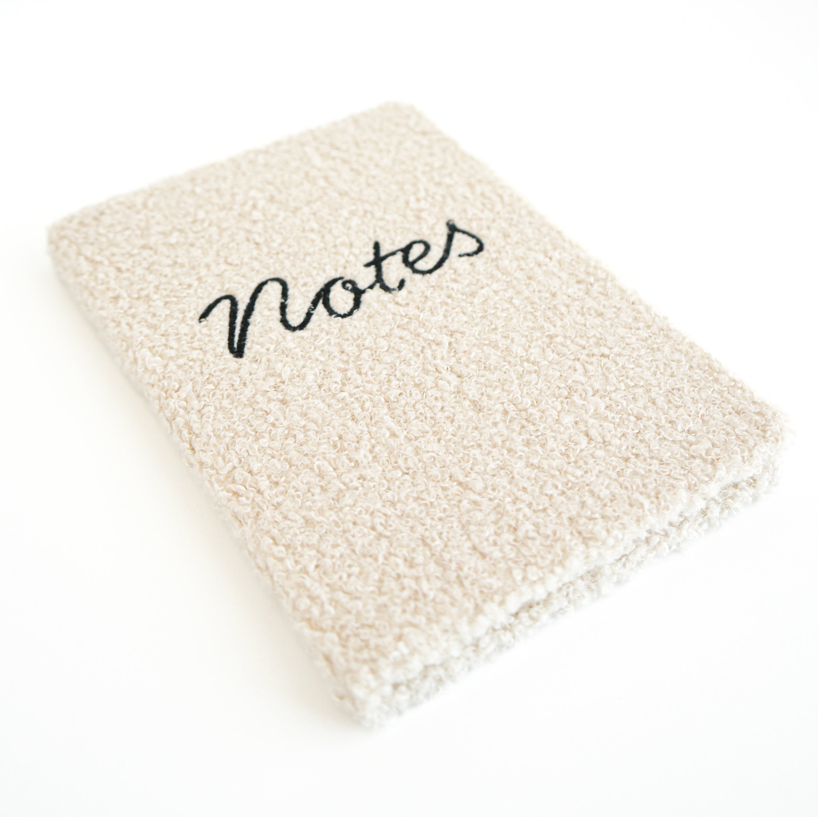 Cahier de note en laine bouclé  - Notes