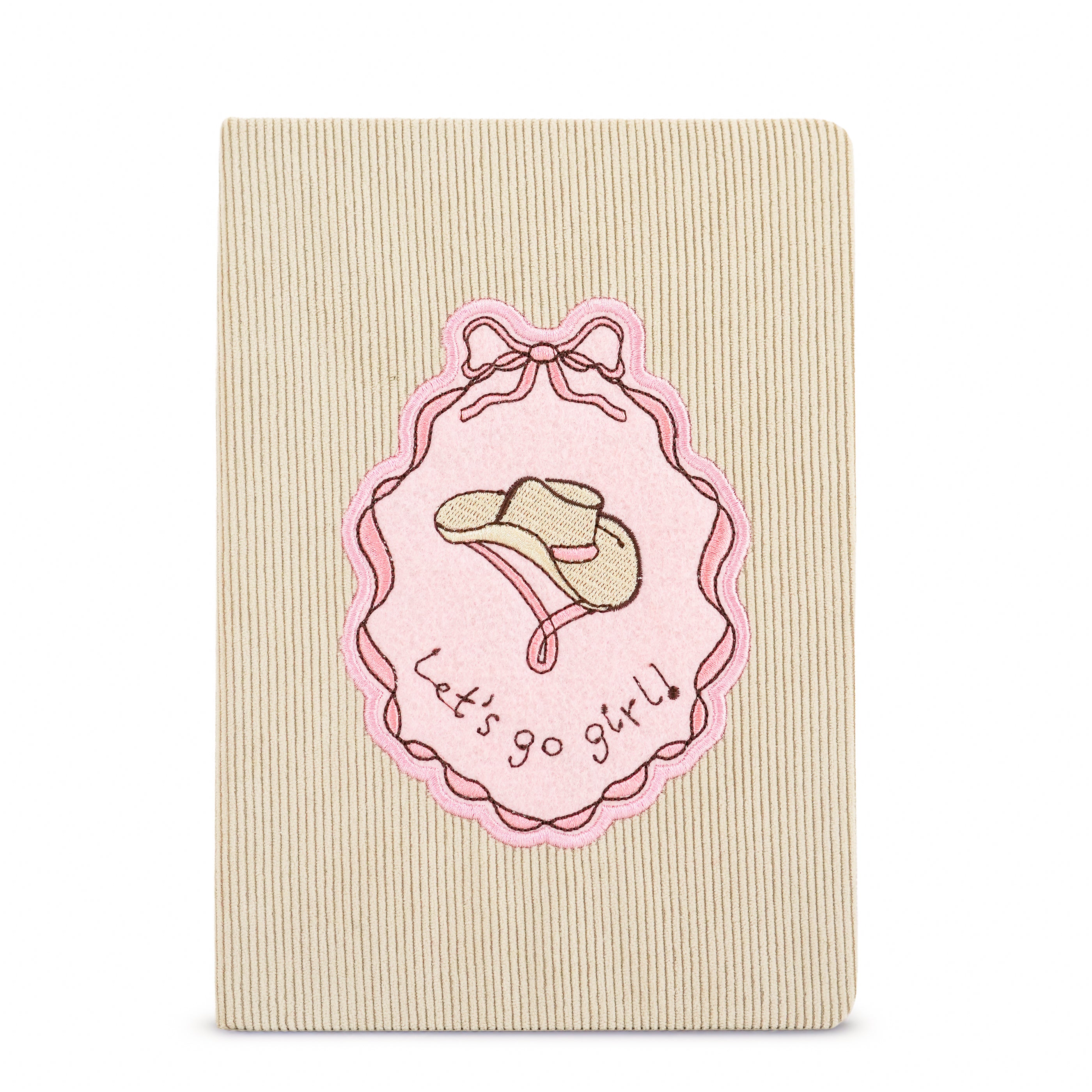 Cahier de note en corduroy - Cowgirl
