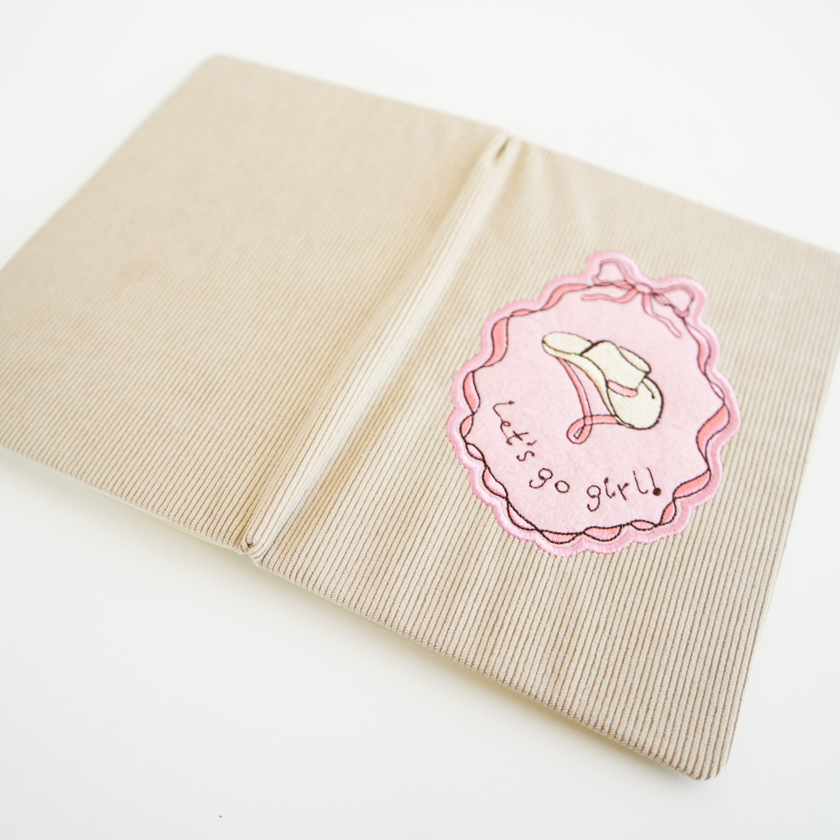 Cahier de note en corduroy - Cowgirl