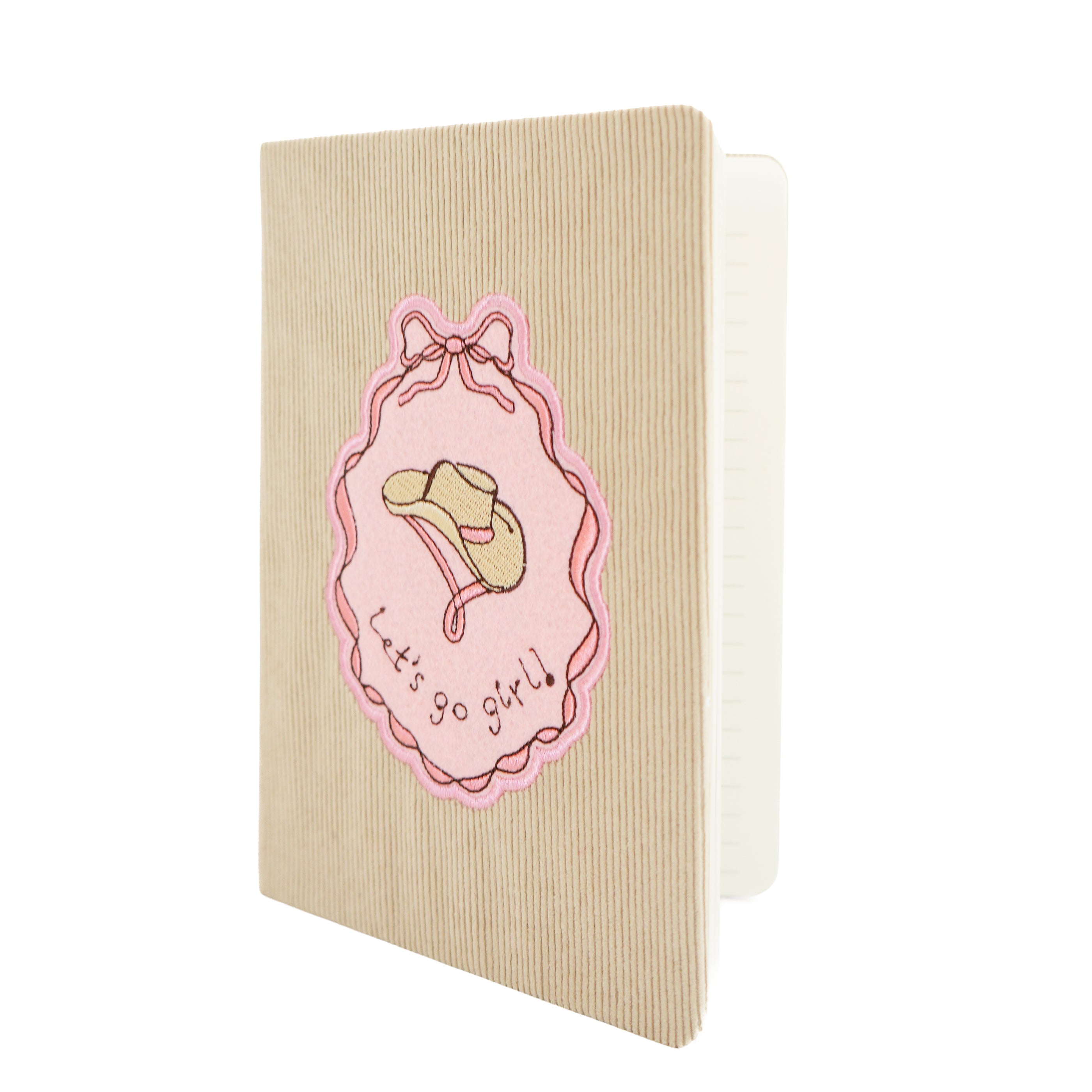 Cahier de note en corduroy - Cowgirl