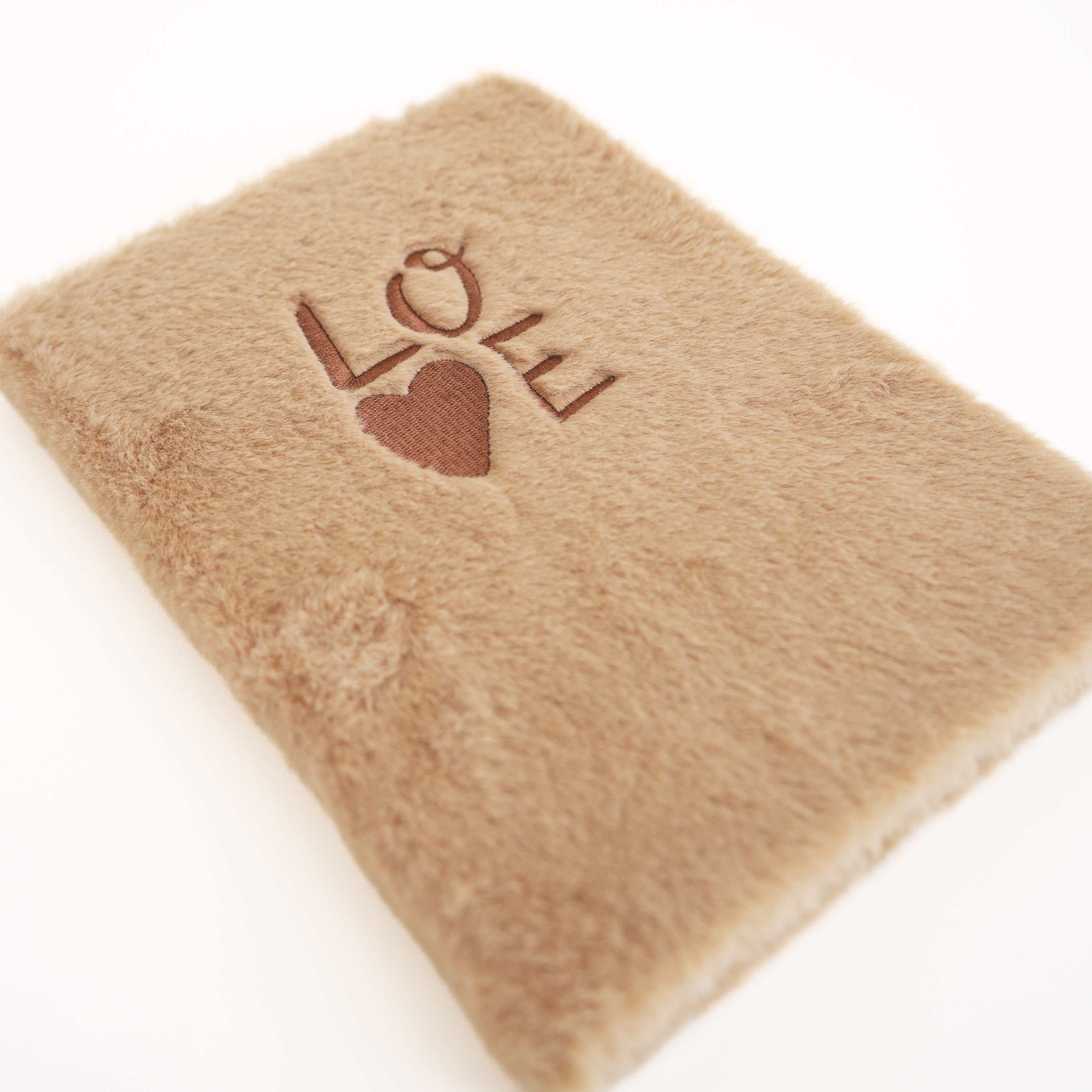 Cahier de note en fourrure - Love