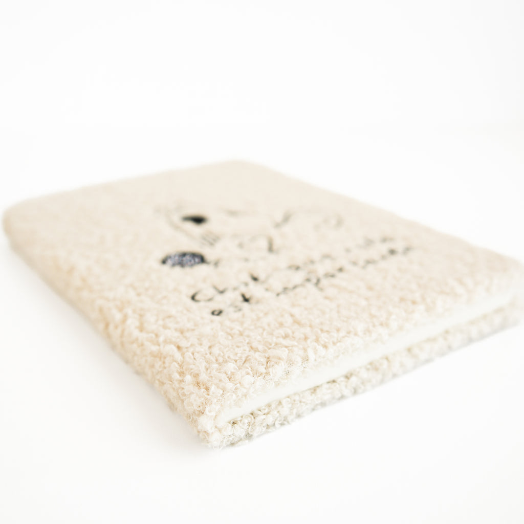 Cahier de note en laine bouclé - Chat