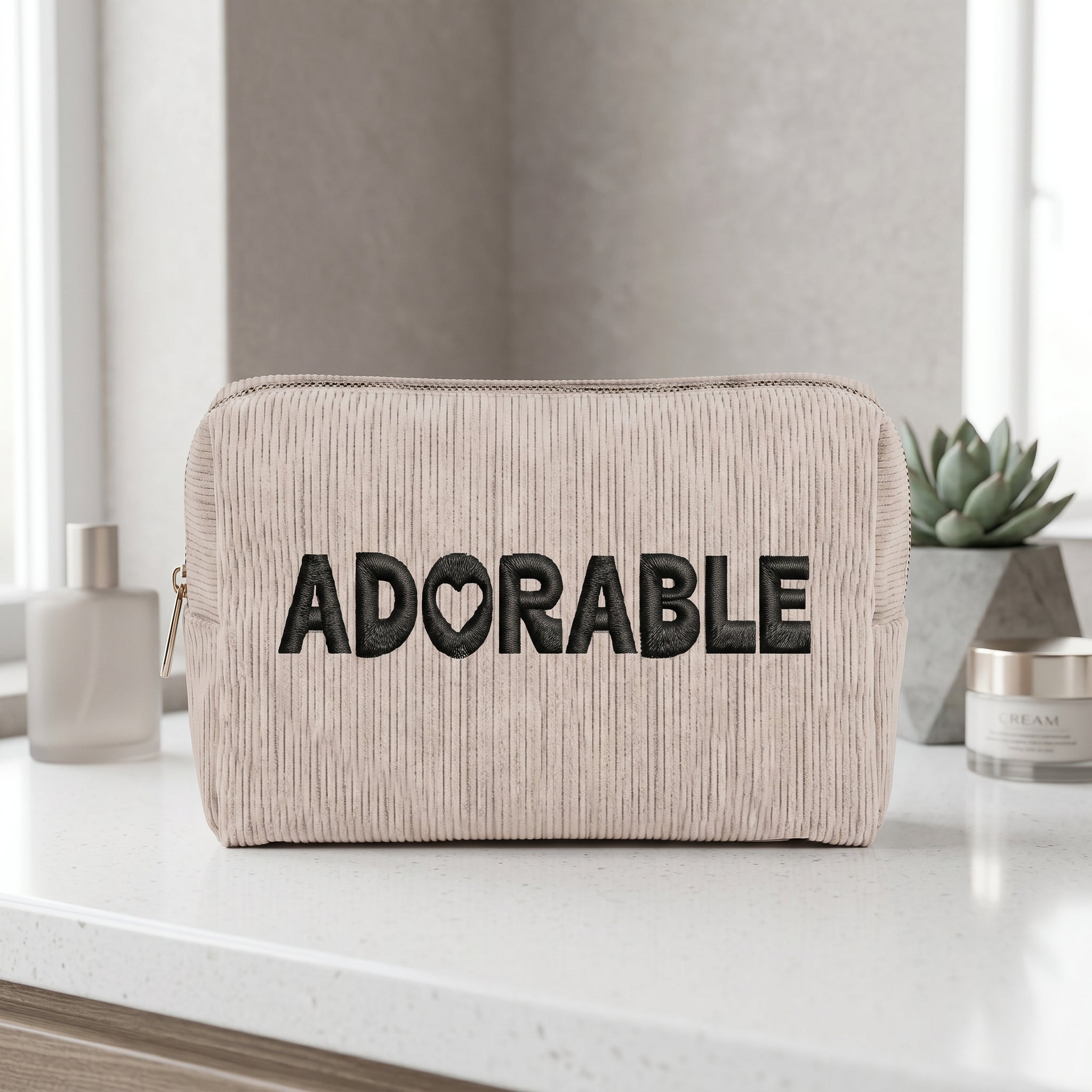 Trousse effet corduroy - Adorable