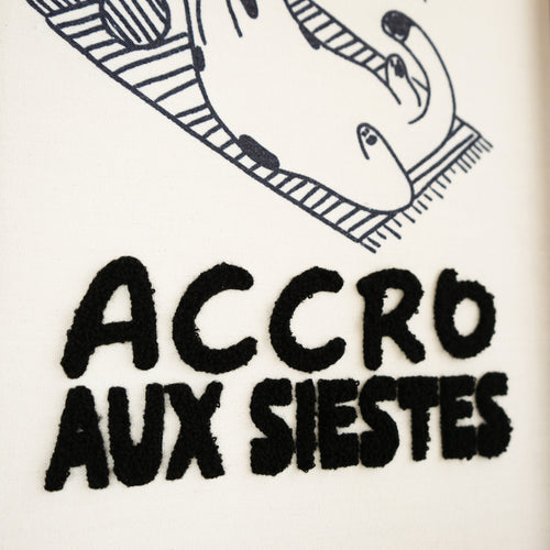 Cadre mural texturé - Accro aux siestes